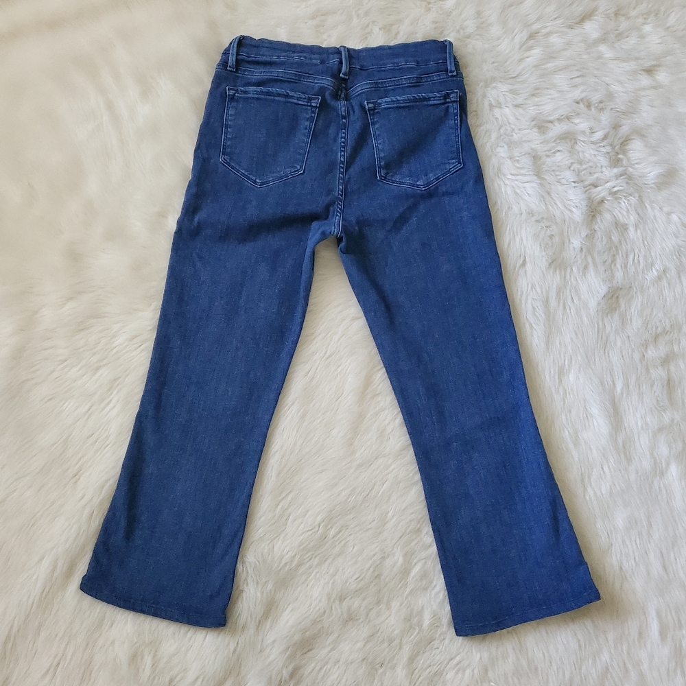 Frame Le Crop Mini Boot Jeans In Kinley Wash Size 29 SHORT - Picture 5 of 12